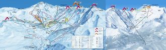 Pistenplan Val Thorens