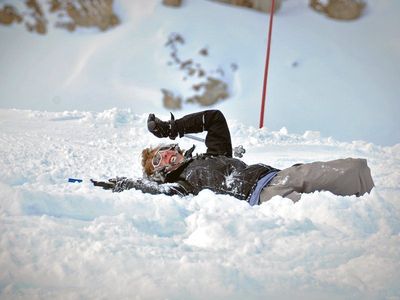 Schneespaß Piste Skisport